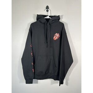 Teton Gravity Research Rolling Stones Hoodie Mens Medium Back Sweatshirt